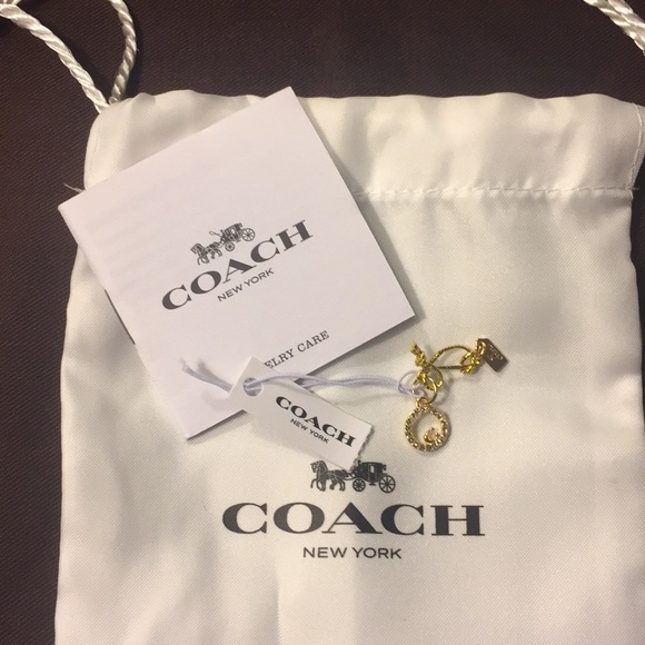 COACH COLLECTIBLE ETERNITY CIRCLE PAVE CHARM (NWT) - Picture 4 of 8